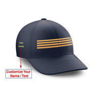 Thumbnail for Customizable Name & Pilot Epaulette (4 Lines) Embroidered Hats