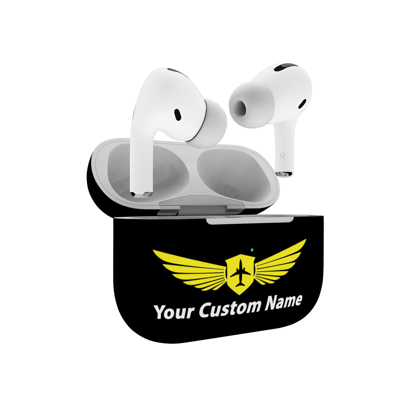 Custom Name (Badge 2) Designed Airpods "Pro" Cases