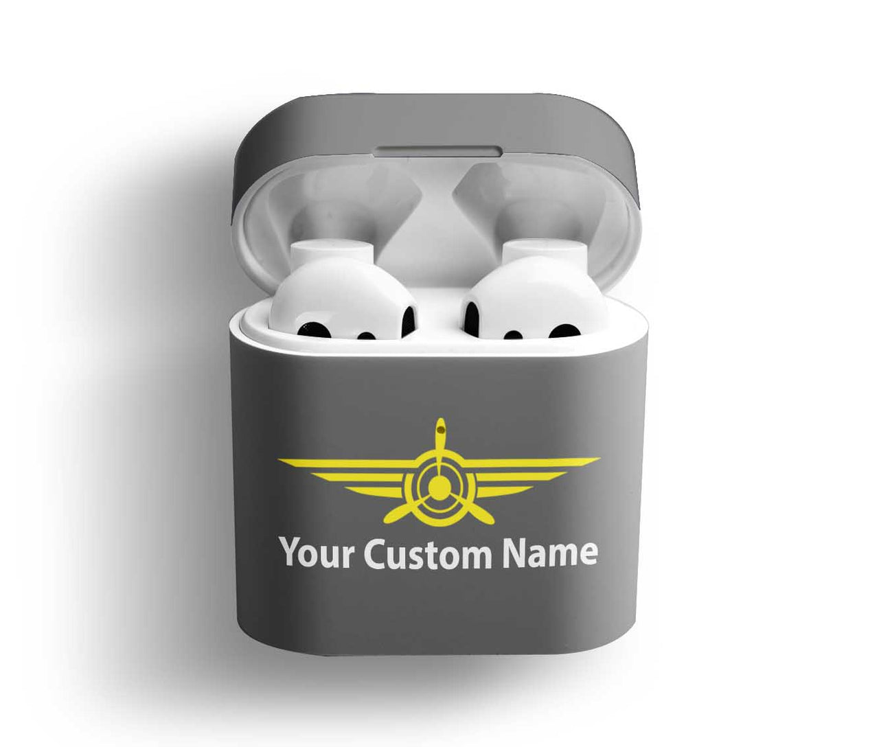 Custom Name (Badge 3) Designed AirPods Cases