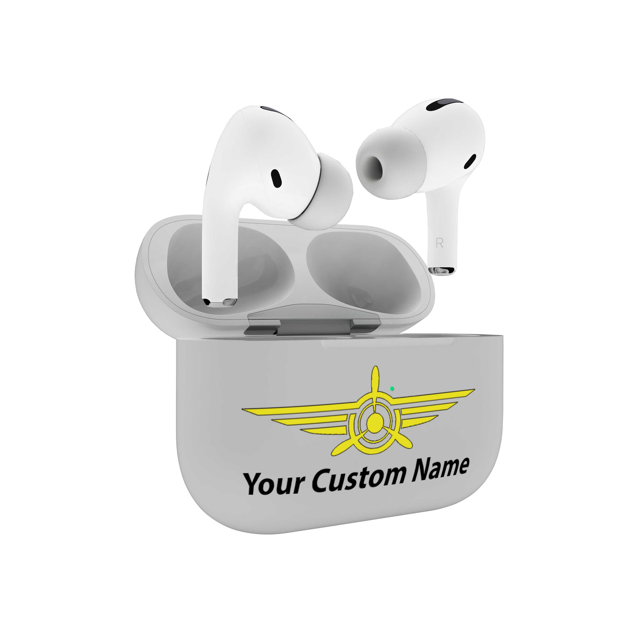 Custom Name (Badge 3) Designed Airpods "Pro" Cases