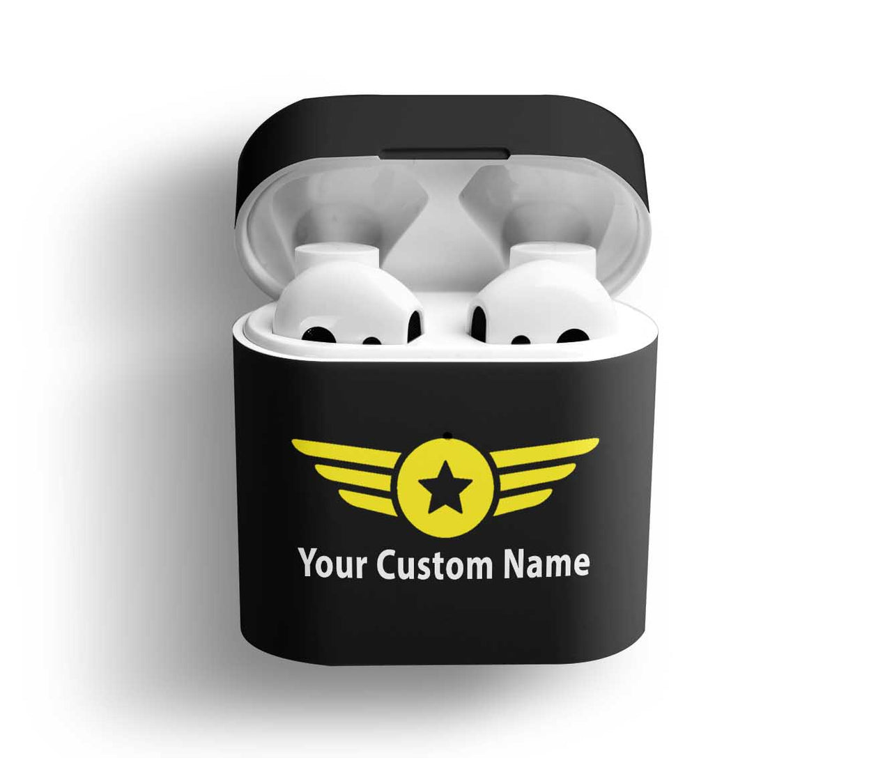 Custom Name (Badge 4) Designed AirPods Cases