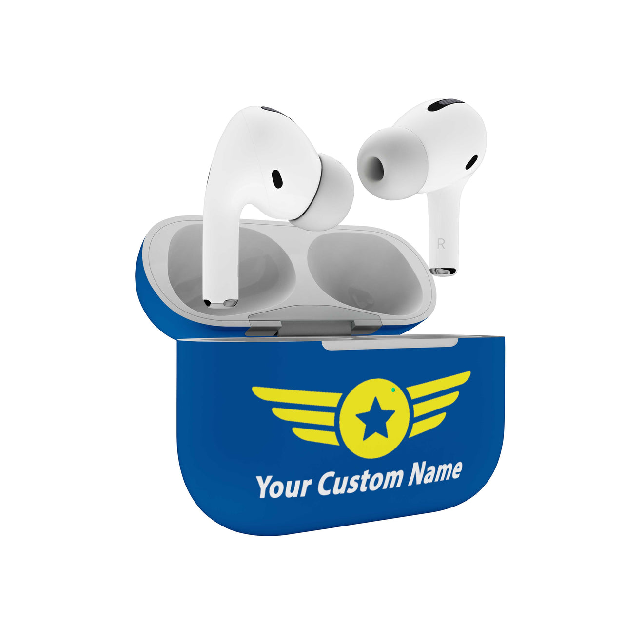Custom Name (Badge 4) Designed Airpods "Pro" Cases