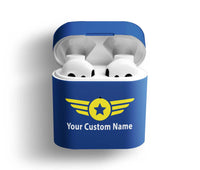 Thumbnail for Custom Name (Badge 4) Designed AirPods Cases