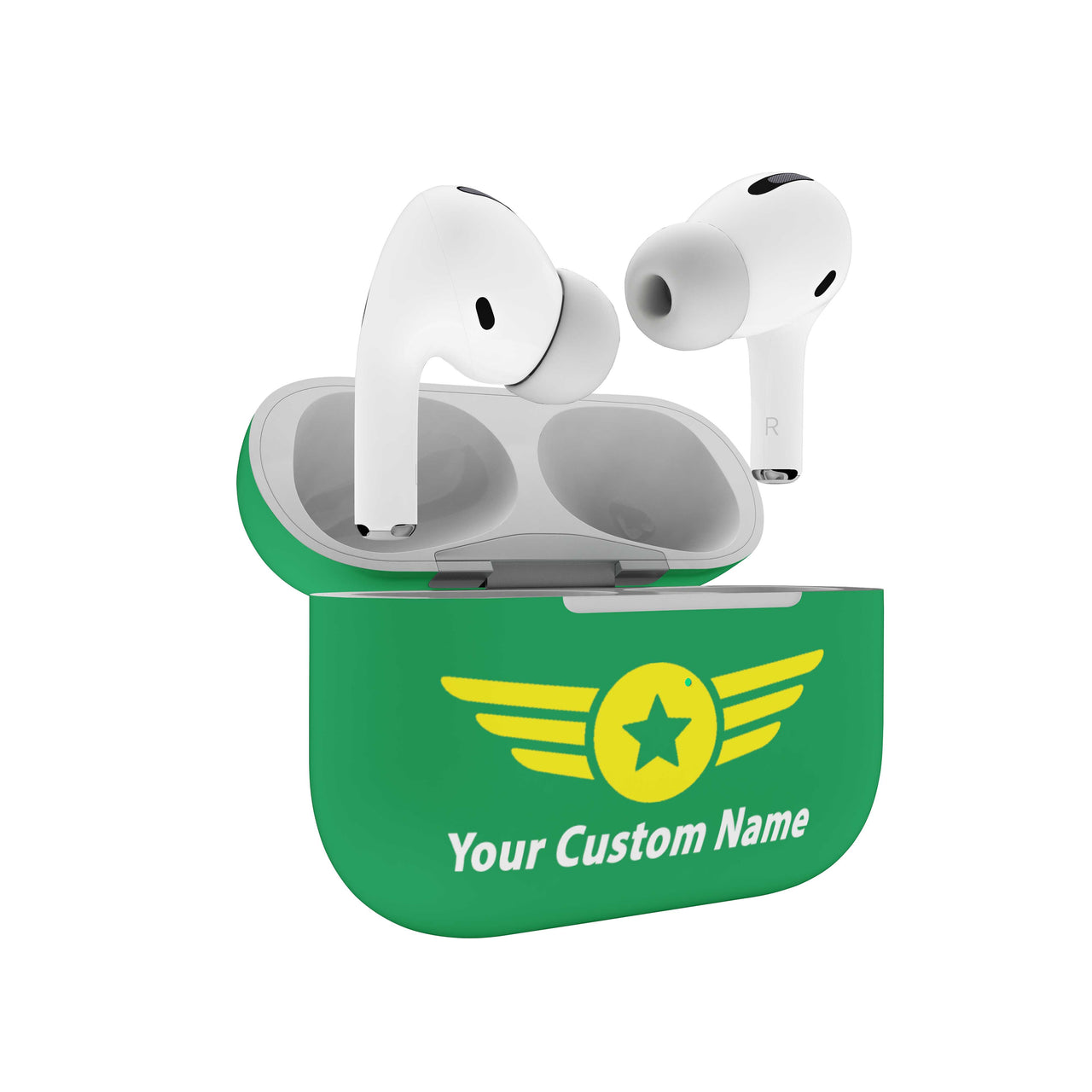 Custom Name (Badge 4) Designed Airpods "Pro" Cases