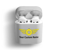 Thumbnail for Custom Name (Badge 4) Designed AirPods Cases