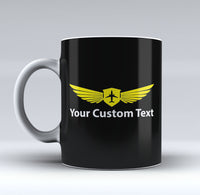 Thumbnail for Custom Name & Badge (2) Designed Mugs