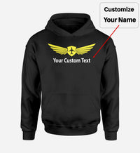 Thumbnail for Custom Name & Badge (2) Designed Hoodies