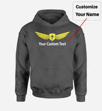 Thumbnail for Custom Name & Badge (2) Designed Hoodies