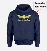 Thumbnail for Custom Name & Badge (2) Designed Hoodies