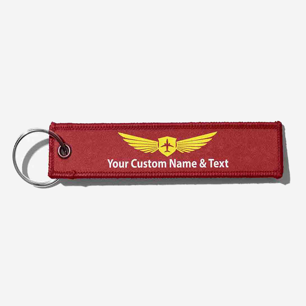 Custom Name & Badge (2) Designed Key Chains