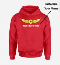 Thumbnail for Custom Name & Badge (2) Designed Hoodies