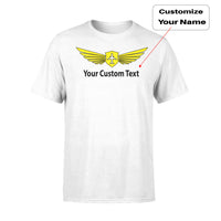 Thumbnail for Custom Name (2) & Badge Designed T-Shirts