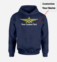 Thumbnail for Custom Name & Badge (3) Designed Hoodies