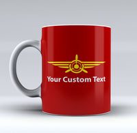 Thumbnail for Custom Name & Badge (3) Designed Mugs