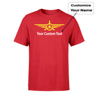 Thumbnail for Custom Name (3) & Badge Designed T-Shirts