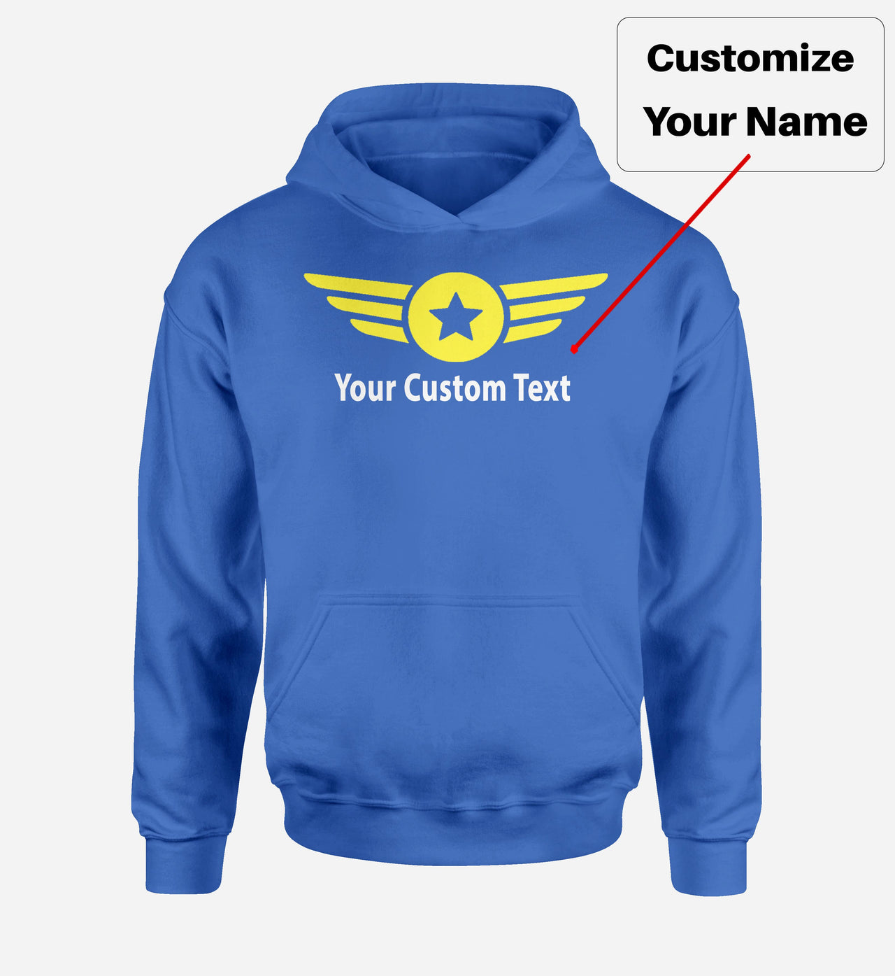 Custom Name & Badge (4) Designed Hoodies