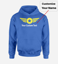 Thumbnail for Custom Name & Badge (4) Designed Hoodies