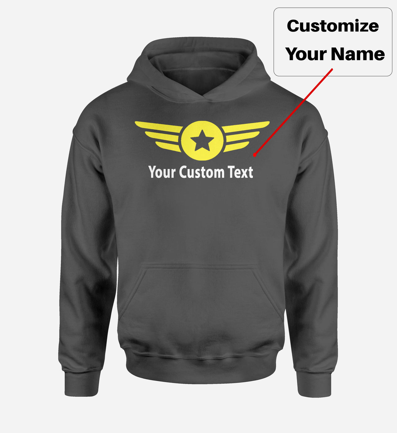 Custom Name & Badge (4) Designed Hoodies