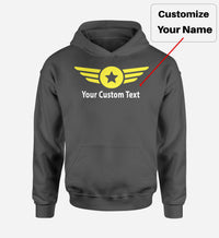 Thumbnail for Custom Name & Badge (4) Designed Hoodies