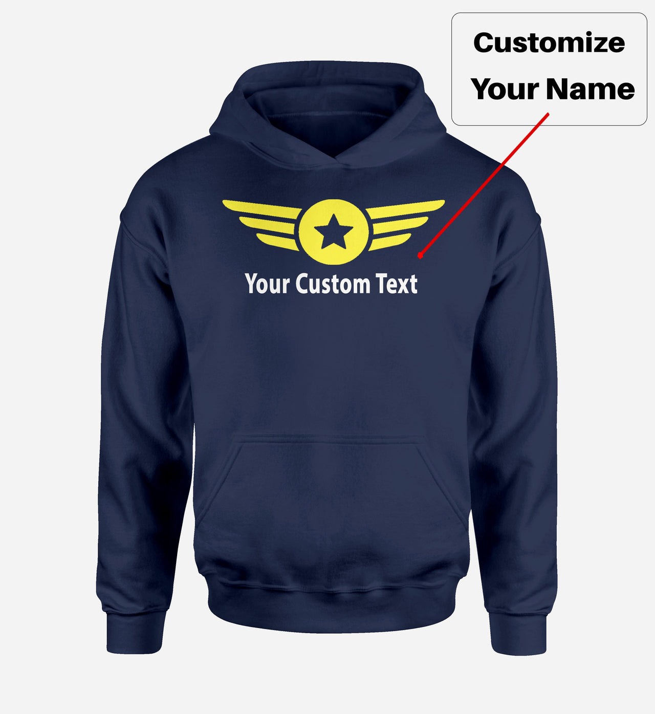 Custom Name & Badge (4) Designed Hoodies