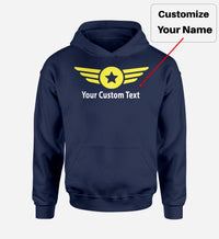 Thumbnail for Custom Name & Badge (4) Designed Hoodies