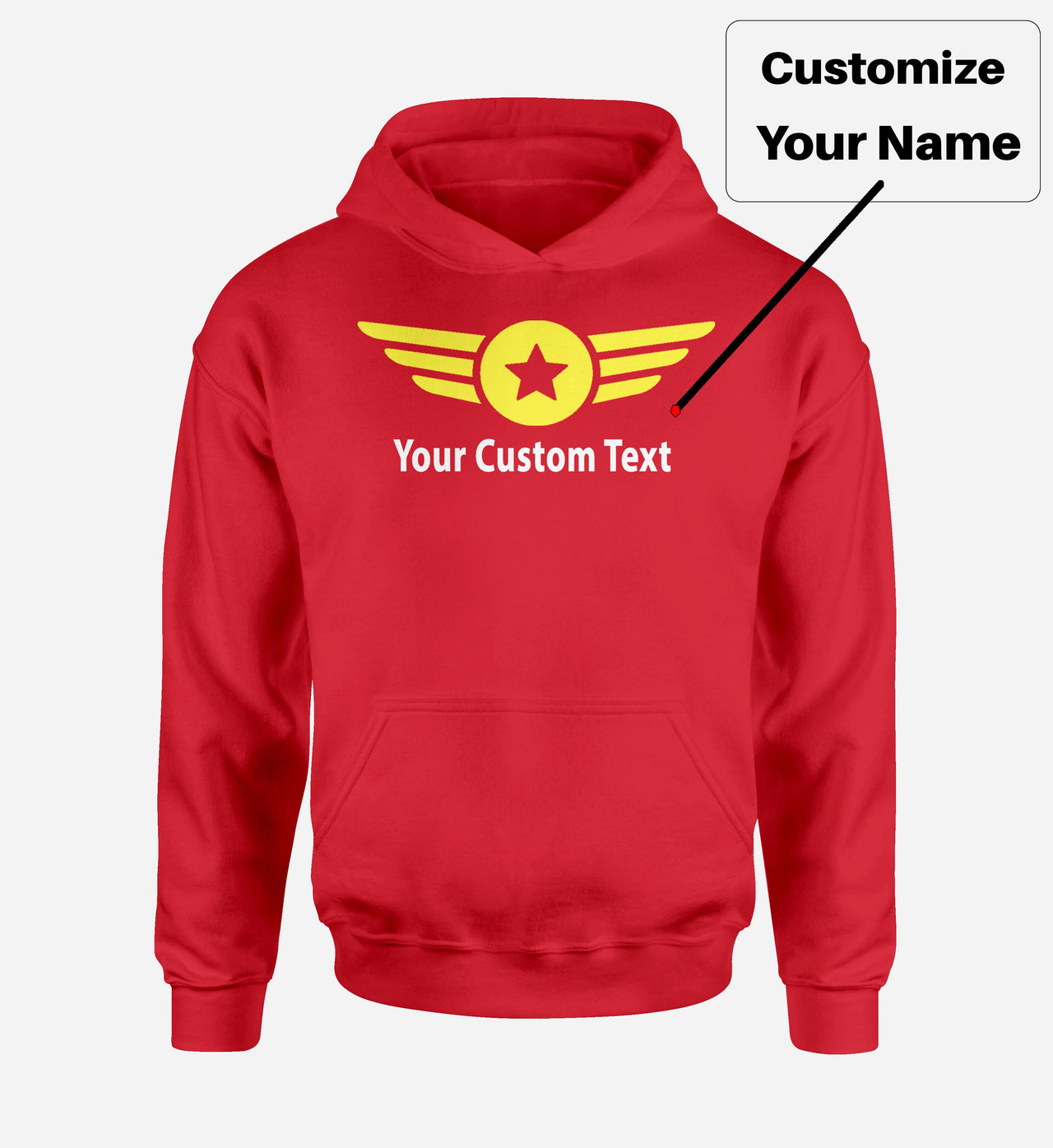 Custom Name & Badge (4) Designed Hoodies