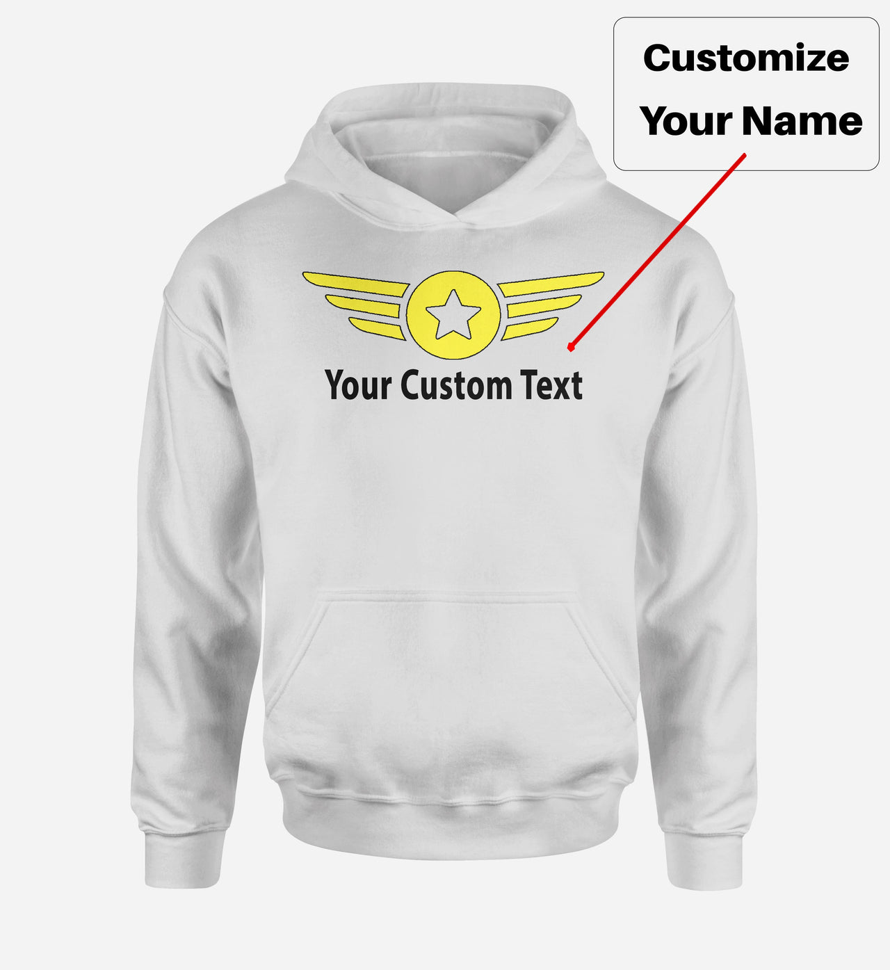 Custom Name & Badge (4) Designed Hoodies