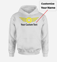 Thumbnail for Custom Name & Badge (4) Designed Hoodies