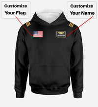 Thumbnail for Custom Name & Badge & Epualette Designed Hoodies