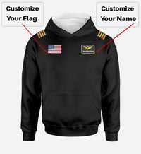 Thumbnail for Custom Name & Badge & Epualette Designed Hoodies