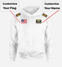 Thumbnail for Custom Name & Badge & Epualette Designed Hoodies