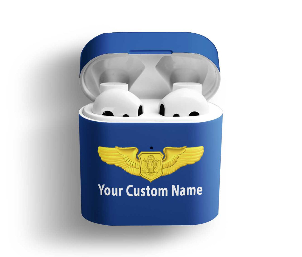 Custom Name (Special US Air Force) Designed AirPods Cases