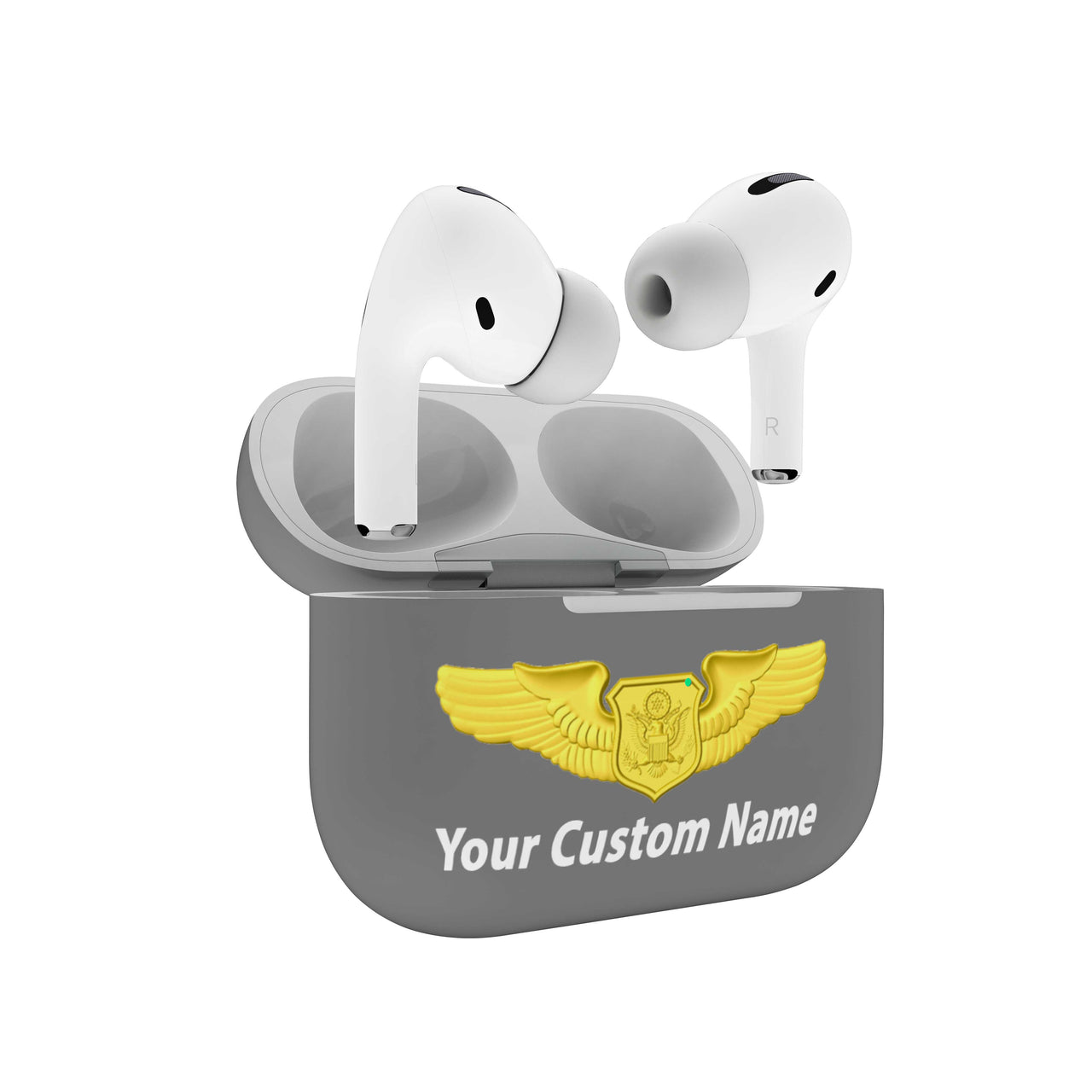 Custom Name (Special US Air Force) Designed Airpods "Pro" Cases