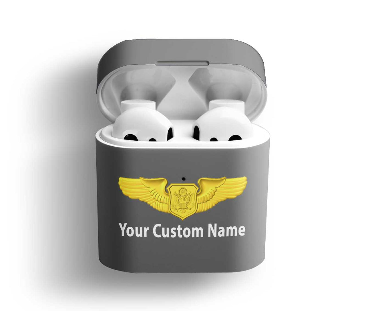 Custom Name (Special US Air Force) Designed AirPods Cases
