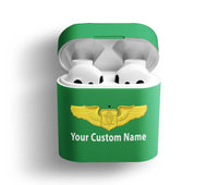 Thumbnail for Custom Name (Special US Air Force) Designed AirPods Cases