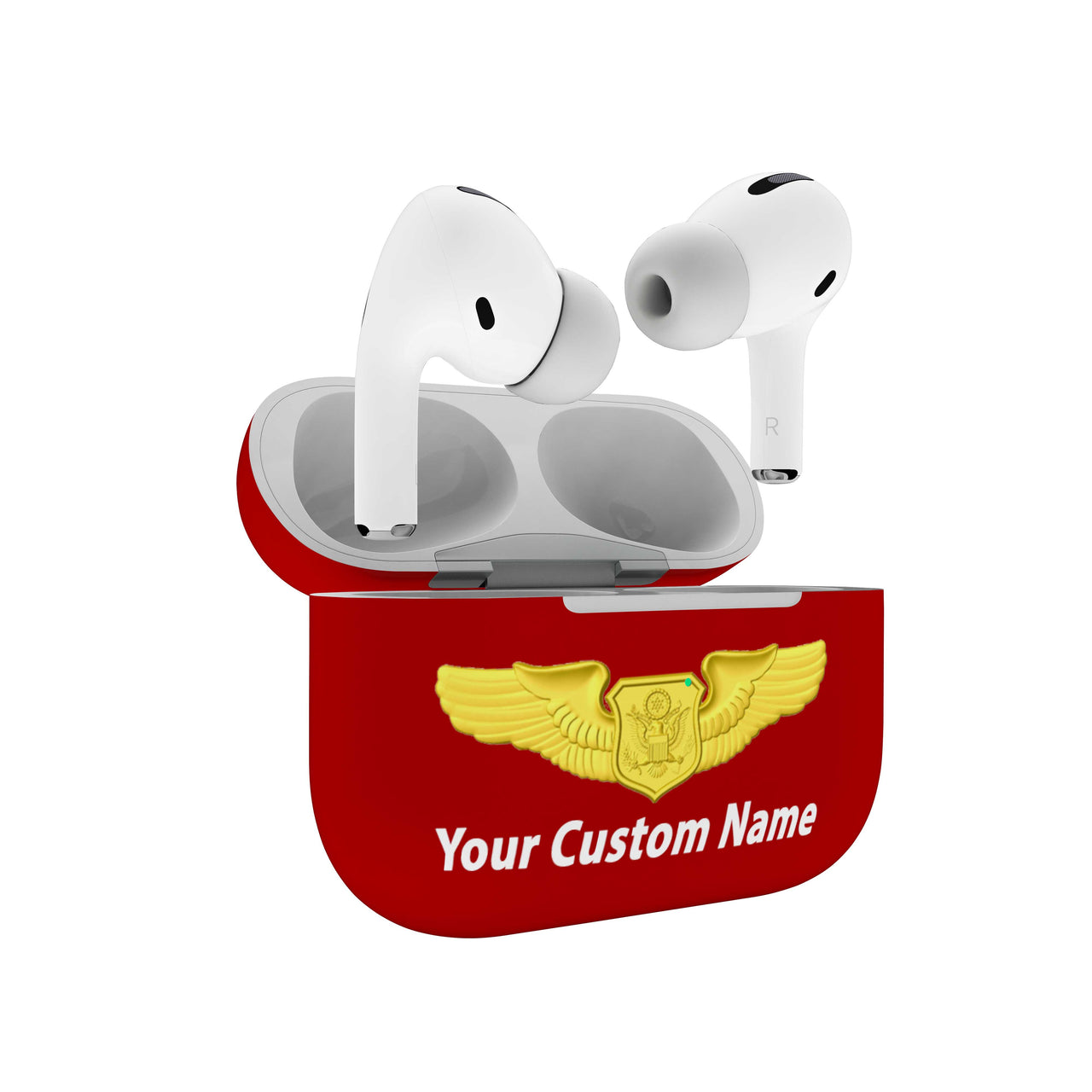 Custom Name (Special US Air Force) Designed Airpods "Pro" Cases