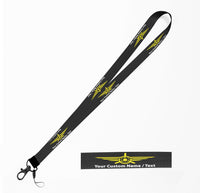 Thumbnail for Custom Name & Text (Badge 3) Designed Lanyard & ID Holders