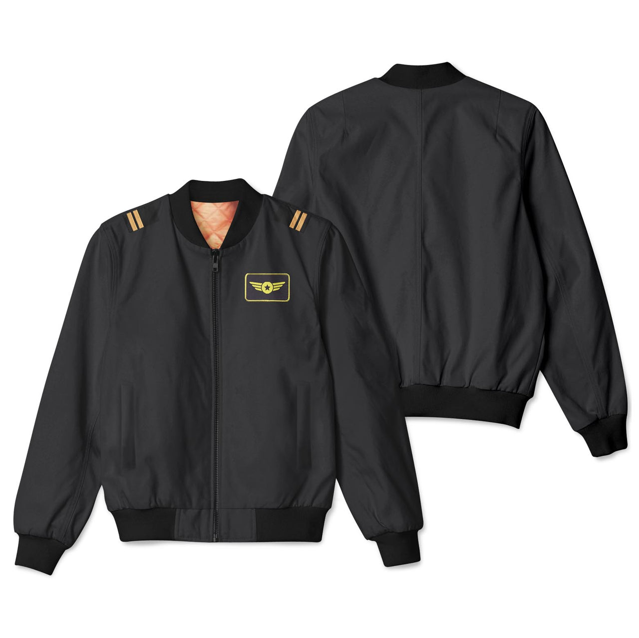 Customizable Name & Badge (5) Designed 3D Pilot Bomber Jackets