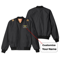 Thumbnail for Customizable Name & Badge (5) Designed 3D Pilot Bomber Jackets