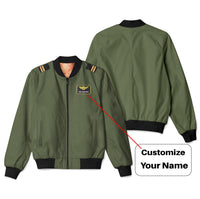 Thumbnail for Customizable Name & Badge (5) Designed 3D Pilot Bomber Jackets