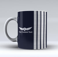 Thumbnail for Customizable Name & Special Silver Epaulettes Designed Mugs