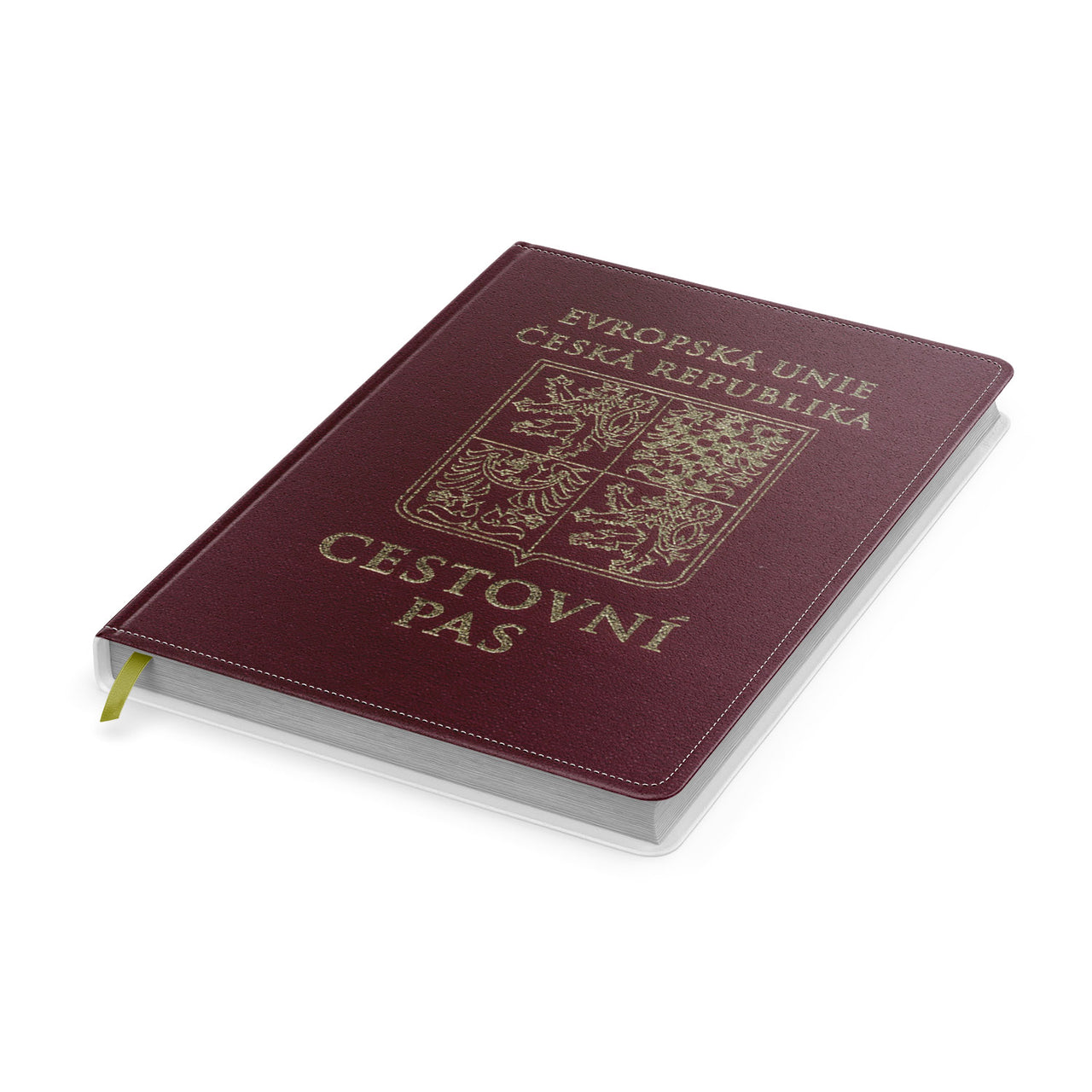 Czech Republic (Czechia) Passport Designed Notebooks