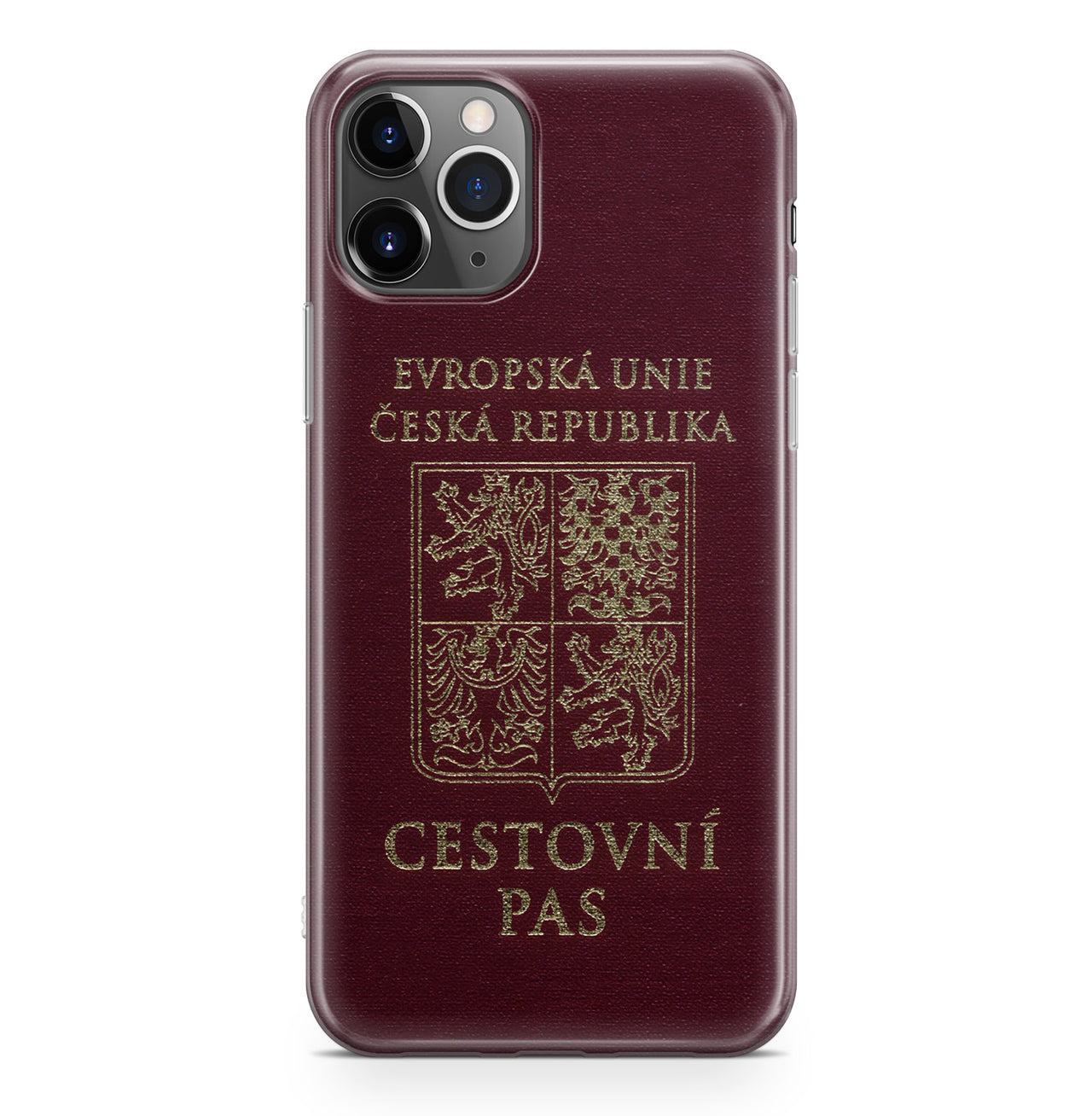 Czech Republic (Czechia) Passport Designed iPhone Cases
