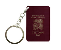 Thumbnail for Czech Republic (Czechia) Passport Designed Key Chains