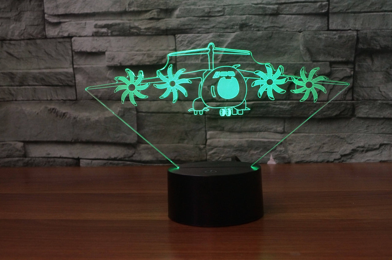 Very Detailed Airbus A400M Designed 3D Lamp Aviation Shop 