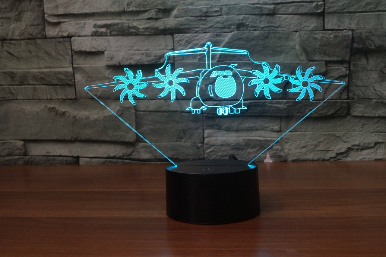 Very Detailed Airbus A400M Designed 3D Lamp Aviation Shop 