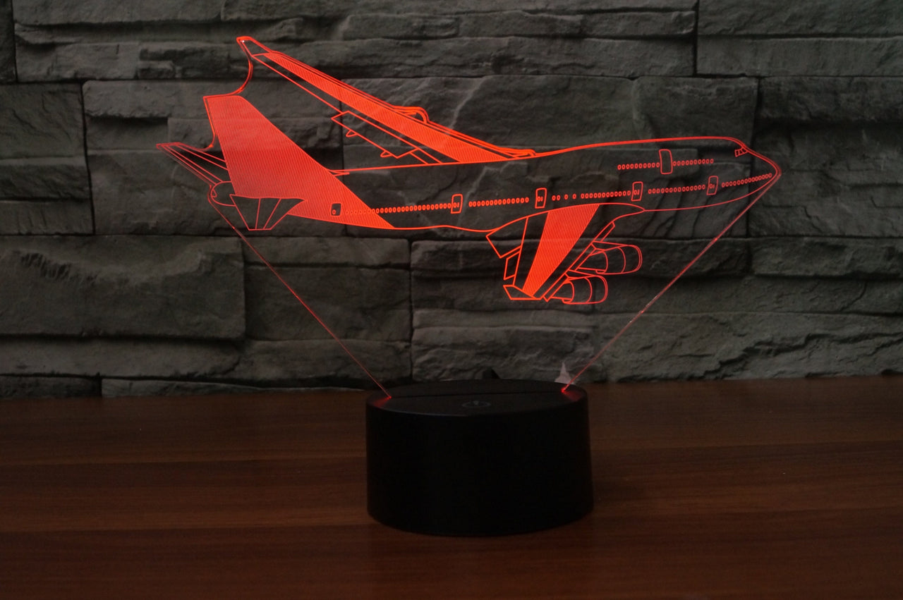Turning Boeing 747 Designed 3D Lamp Aviation Shop 