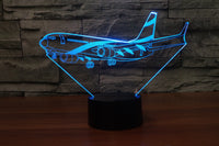 Thumbnail for Landing Boeing 737 Designed 3D Lamp Aviation Shop 