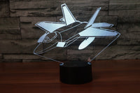 Thumbnail for Very Detailed Fighting Falcon F35 Designed 3D Lamp Aviation Shop 