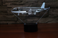 Thumbnail for Very Detailed Airbus A320 Designed 3D Lamp Aviation Shop 